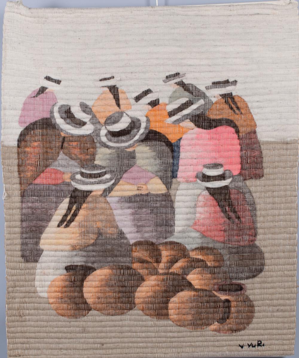 V. YURI (PERUVIAN) SIGNED HANGING