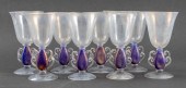 V. ZECCHIN ART GLASS CHALICES