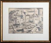 VACLAV VYTLACIL "HARBOR SCENE"