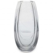 VAL SAINT LAMBERT CRYSTAL VASE