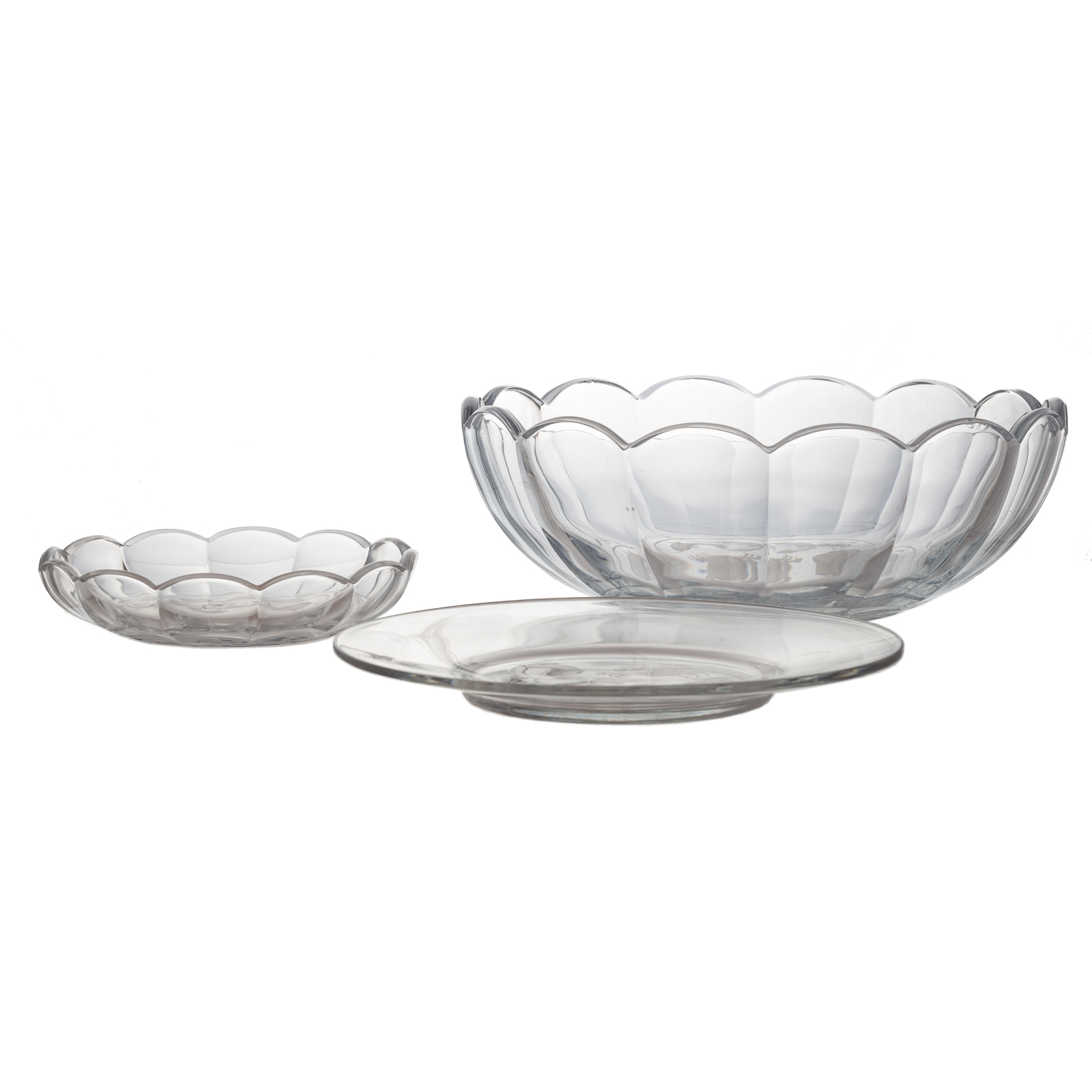 VAL ST. LAMBERT 36 PC. GLASS