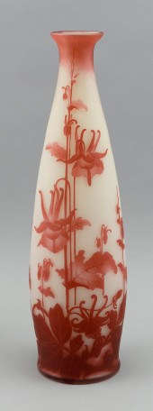 VAL ST. LAMBERT CAMEO GLASS VA