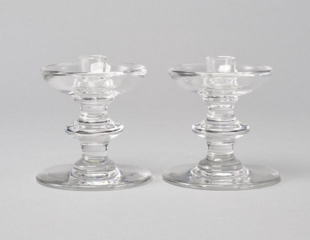 VAL ST. LAMBERT CANDLESTICKSA