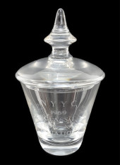 VAL ST. LAMBERT CRYSTAL LIDDED