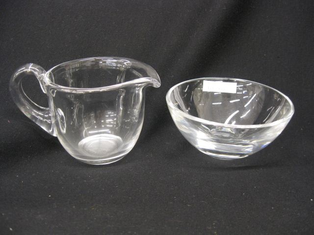 Val St. Lambert Crystal Sugar &