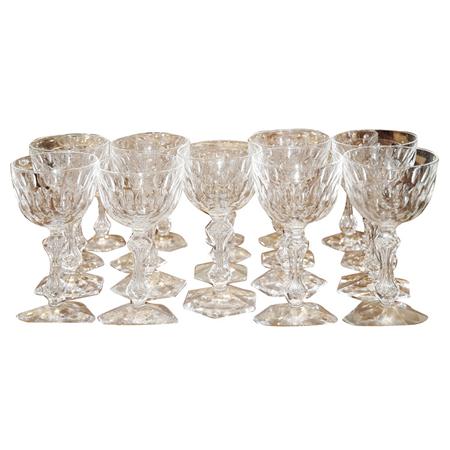 Val St. Lambert Glass Table Service