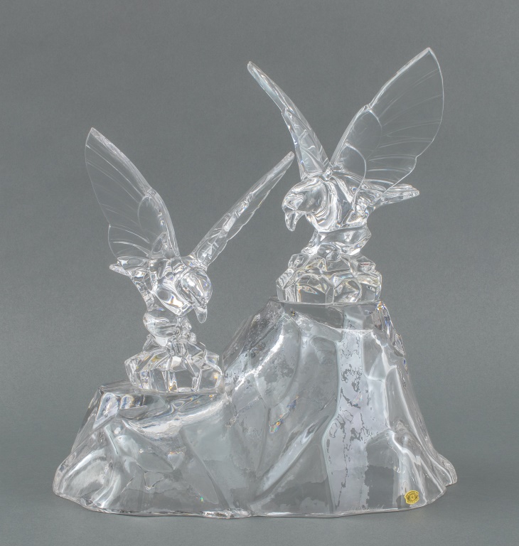 VAL ST. LAMBERT LARGE CRYSTAL 2