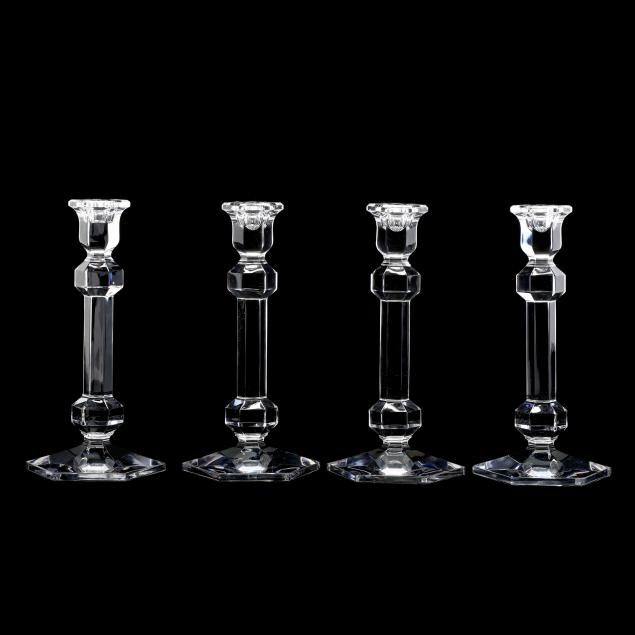 VAL ST. LAMBERT, SET OF FOUR