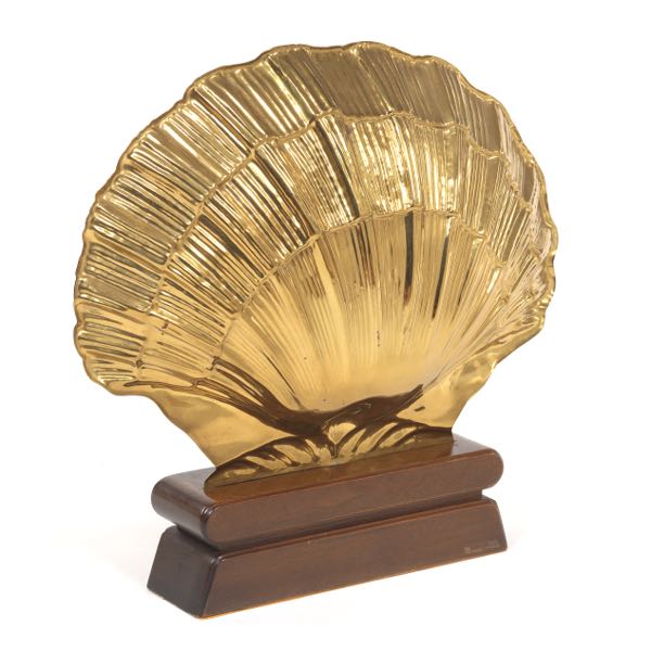 VALENTI BRASS "CONCHA" LAMP ON