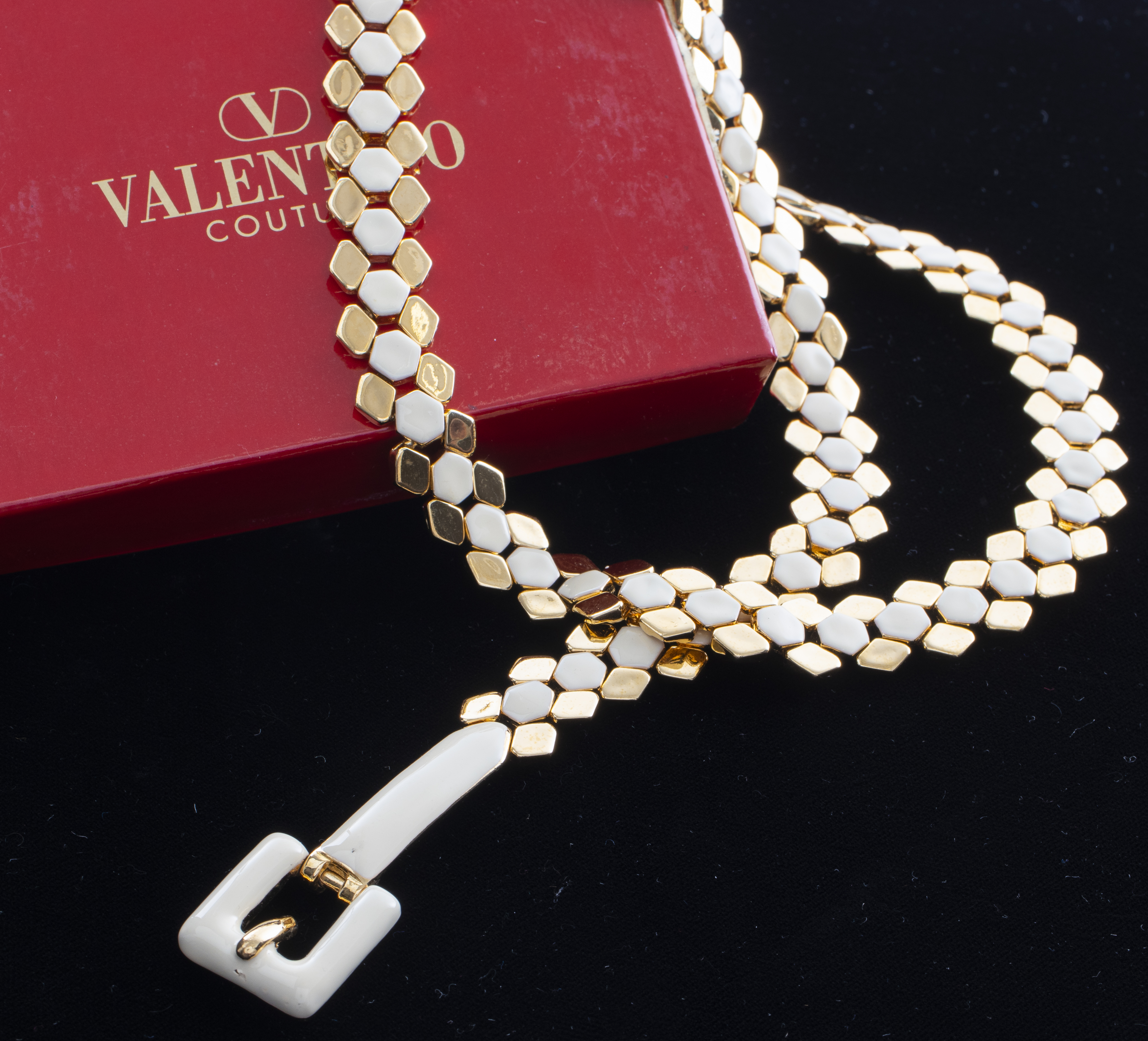 VALENTINO COUTURE GOLD-TONE AND