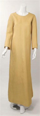 Valentino Couture yellow silk