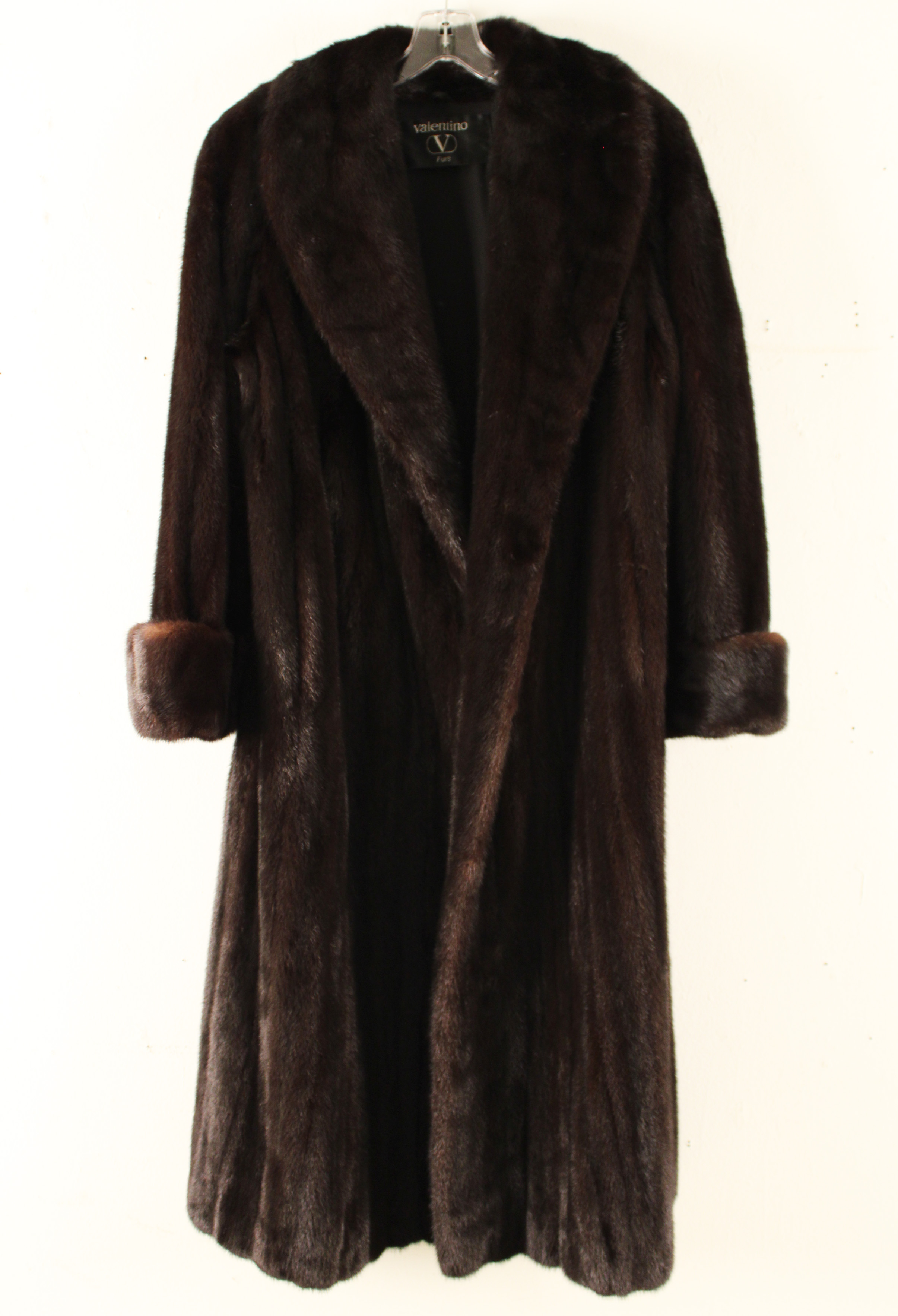 VALENTINO FURS FULL LENGTH BLACK