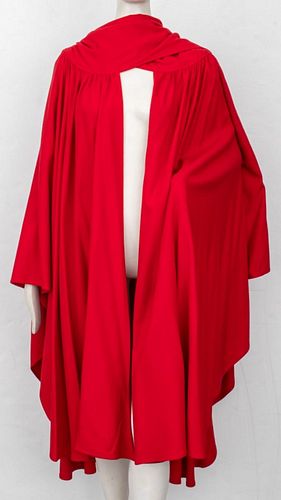 VALENTINO MISS V RED ANGORA WOOL