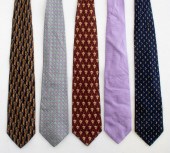 VALENTINO SILK TIES, 5 Valenti