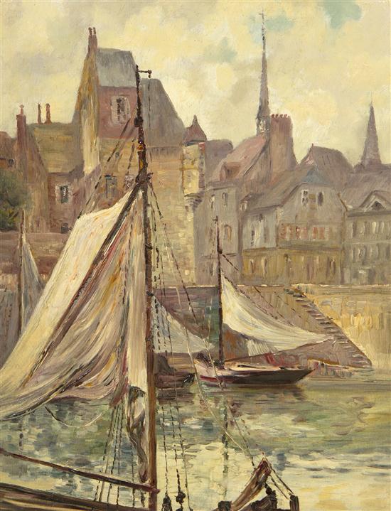 Valero Tory (20th century) Honfleur