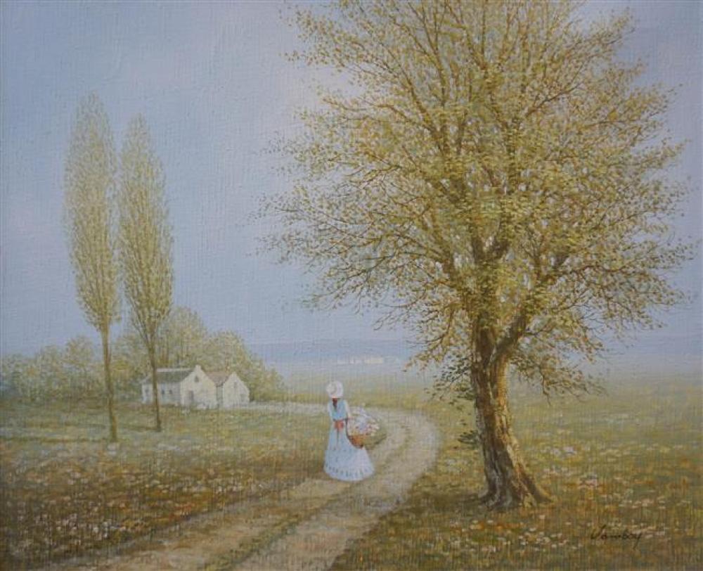 VAMBAY, 20TH CENTURY, LADY WITH