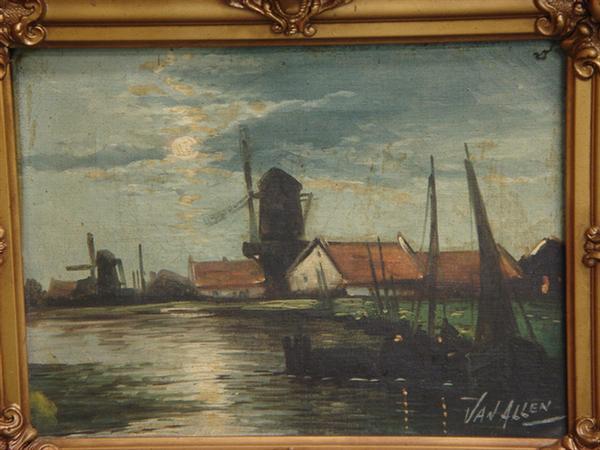 Van Allen, European, o/c, Fishing
