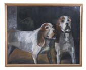 VAN BERNHARD SIGNED PASTEL OF