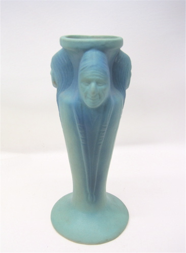 VAN BRIGGLE ART POTTERY INDIAN VASE