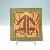 VAN BRIGGLE ART TILE COLLECTOR