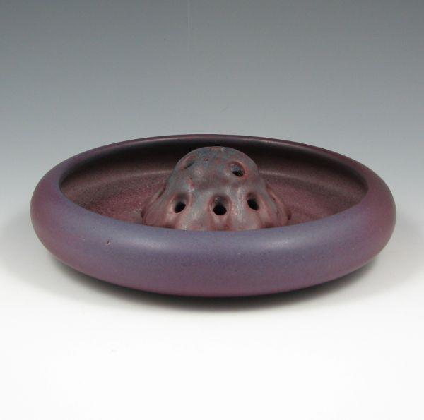 Van Briggle bowl and matching