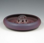 Van Briggle bowl and matching