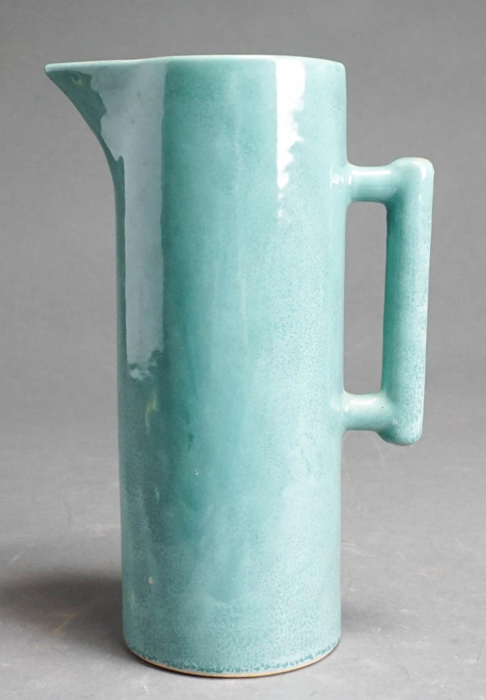 VAN BRIGGLE GREEN GLAZED ART