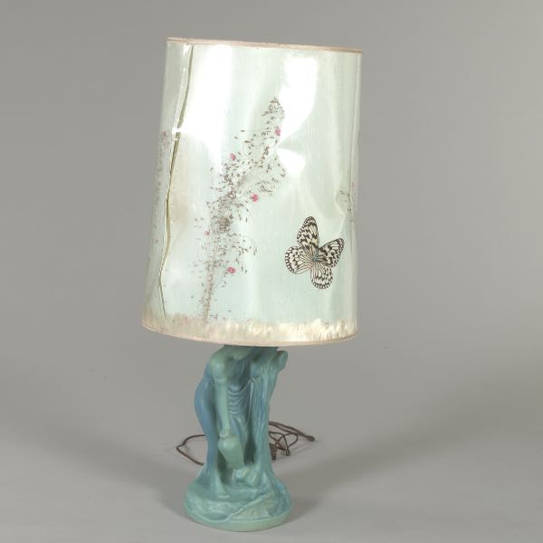 VAN BRIGGLE LAMP 20 ½" to socket 31