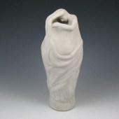 Van Briggle Lorelei vase in wh