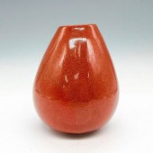 VAN BRIGGLE POTTERY BUD VASE,