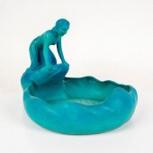 VAN BRIGGLE POTTERY CENTERPIEC