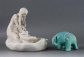 Van Briggle pottery figure of
