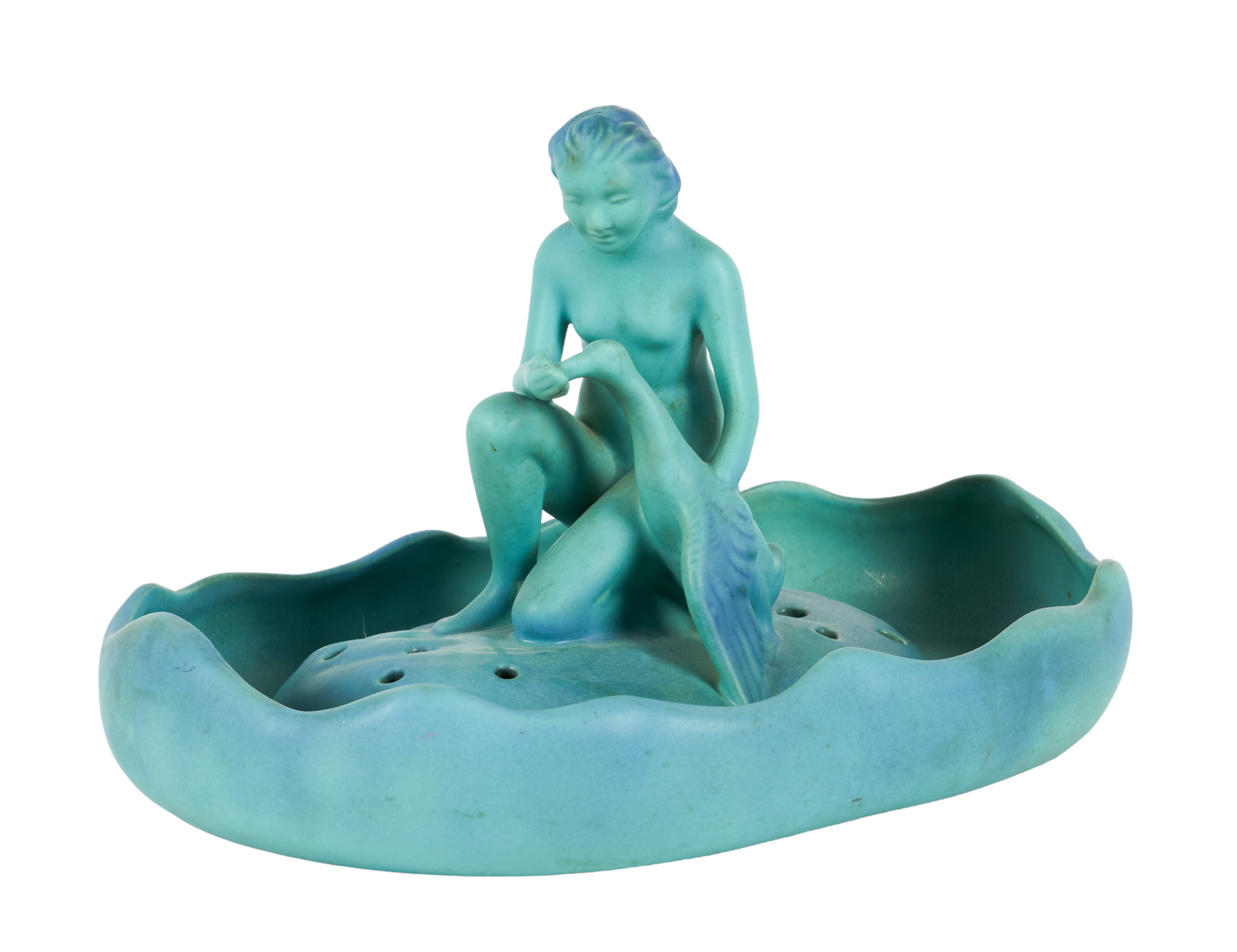 Van Briggle pottery Leda and the