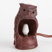 VAN BRIGGLE POTTERY OWL NIGHT