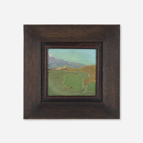 Van Briggle Pottery. Rare landscape