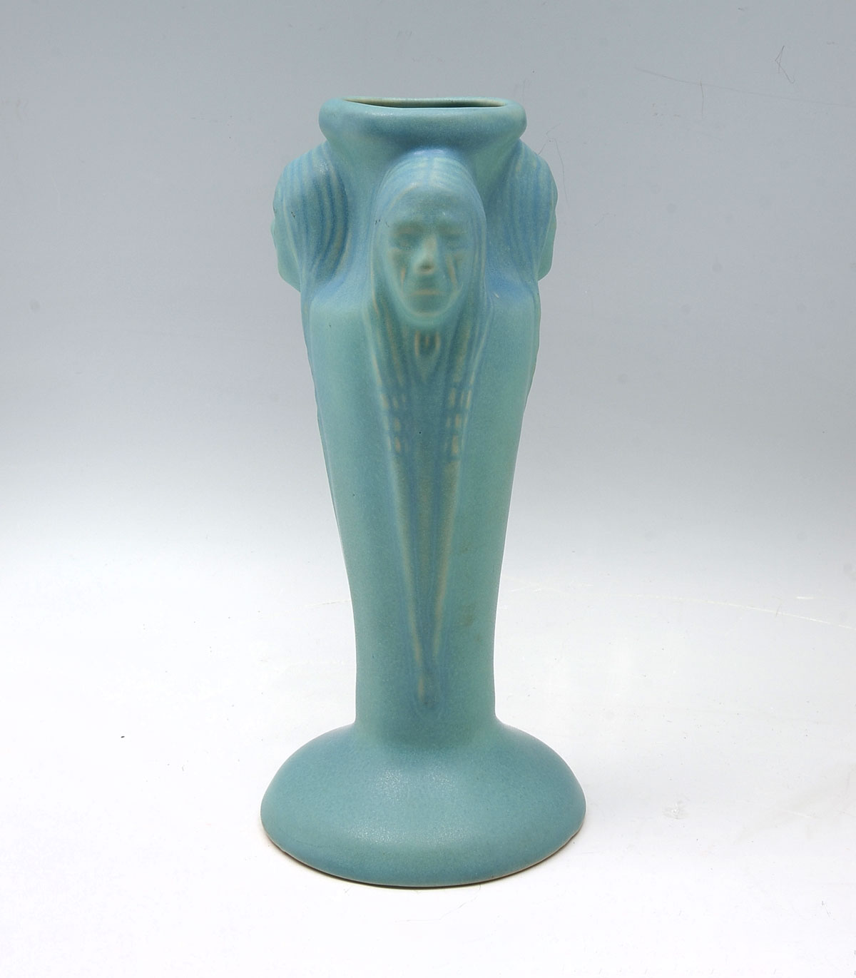 VAN BRIGGLE THREE INDIAN HEAD