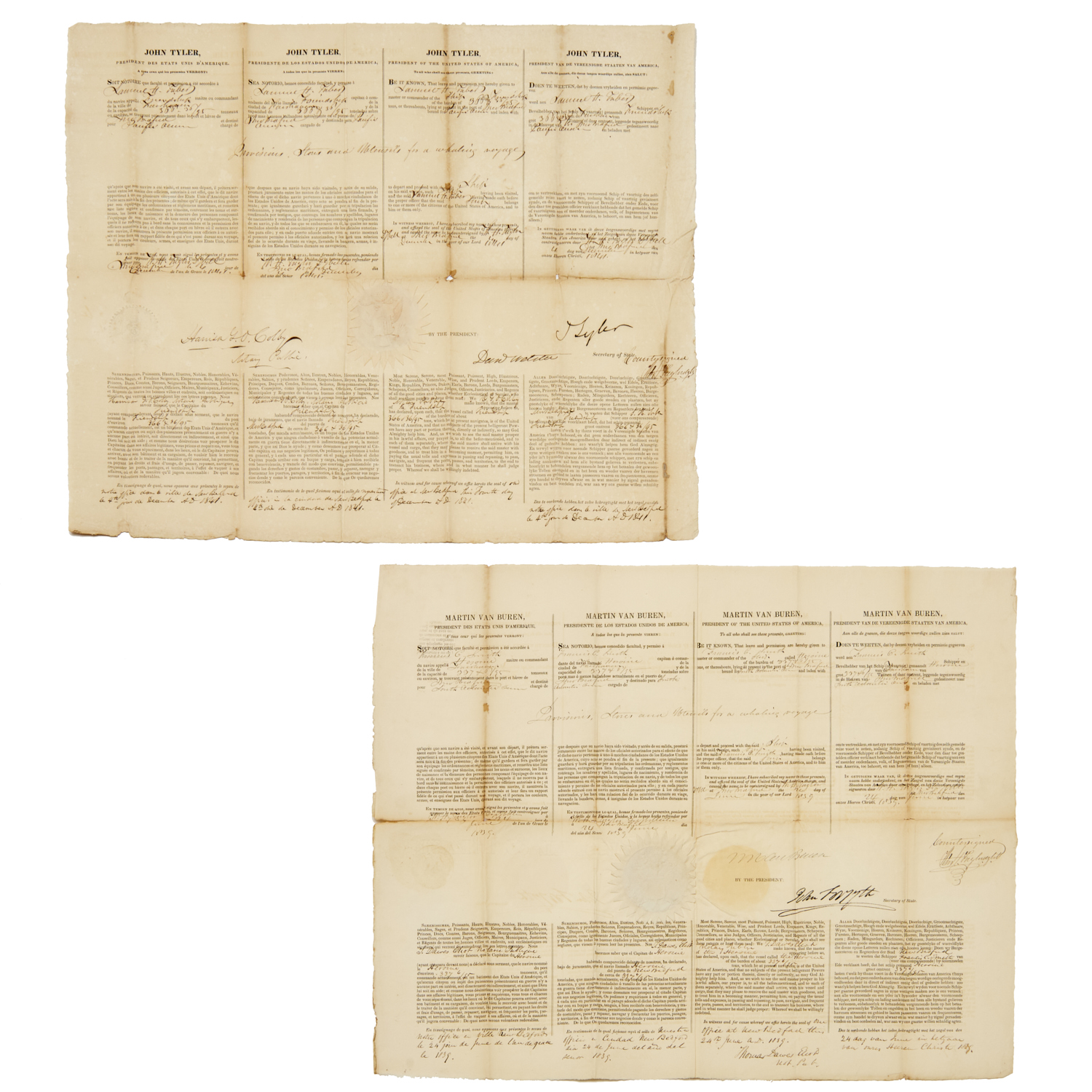 VAN BUREN, TYLER, DOCUMENTS