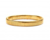 VAN CLEEF & ARPELS 18K GOLD "T