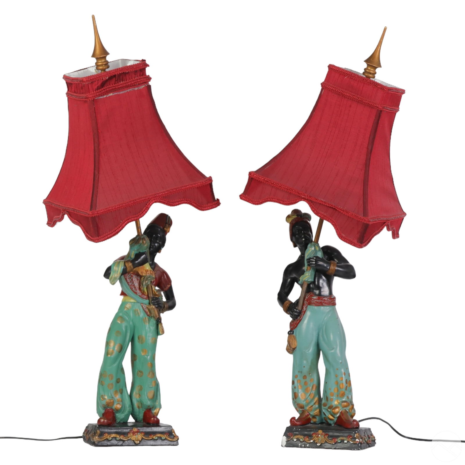VAN CLEEF PAIR OF BLACKAMOOR