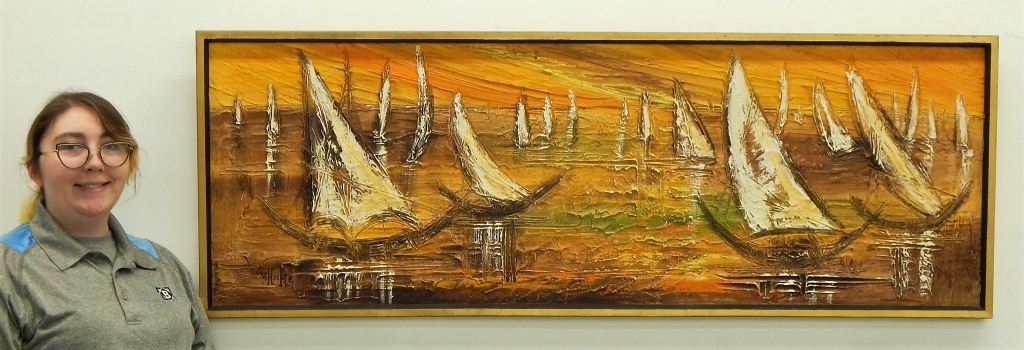 VAN HOOPLE MODERNIST BOAT TEXTURE