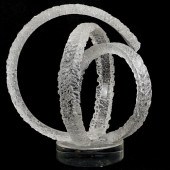 VAN TEAL LUCITE SCULPTUREDESCR