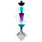 VAN TEAL MULTI-TIER ACRYLIC CH