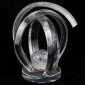 VAN TEAL STYLE LUCITE SCULPTUR