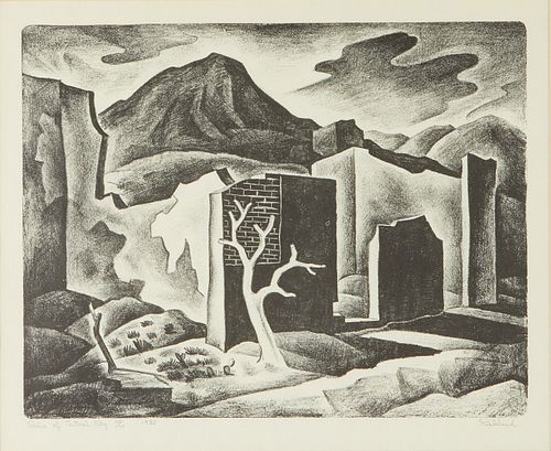 VANCE KIRKLAND "RUINS OF CENTRAL