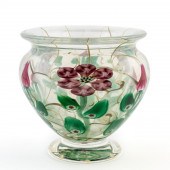VANDERMARK ART GLASS FLORAL MO