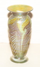 VANDERMARK ART GLASS VASE Date