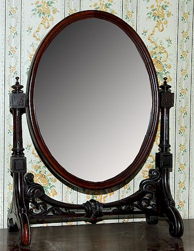 VANITY MIRROR ON DRESSER STANDA