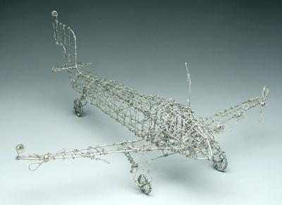 Vannoy Streeter wirework airplane