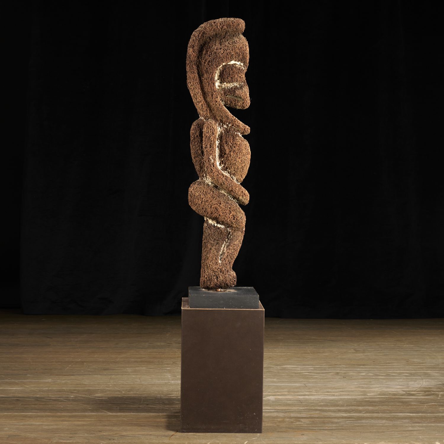 VANUATU FERNWOOD ANCESTOR FIGURE,