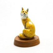 VARICOLORED BRONZE SCULPTURE,